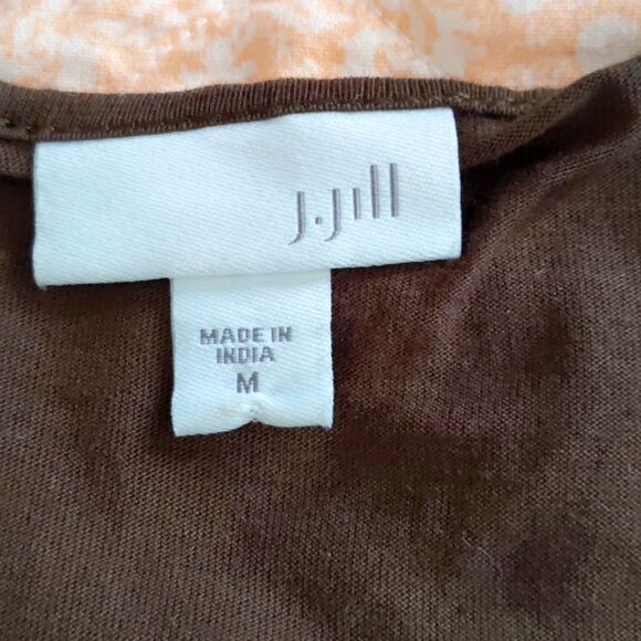 J.JILL Boho  Baby Doll Knit Long Sleeve Top  Size M - Picture 8 of 10